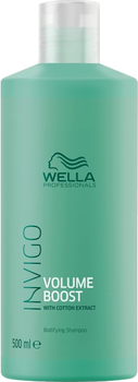Шампунь для надання об'єму Wella Professionals Invigo Volume Boost Bodifying Shampoo 500 мл (8005610634616)