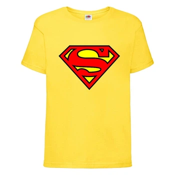 Футболка дитяча Марвел (Marvel & DC) жовта (superman-001-yellow) 116 см