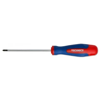 Отвертка Master, +, Cr-V, PH№2, 100мм Technics 46-132_x000D_