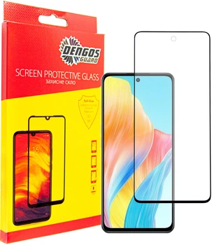 Защитное стекло DENGOS для смартфона Oppo A98 5G Black (TGFG-293)