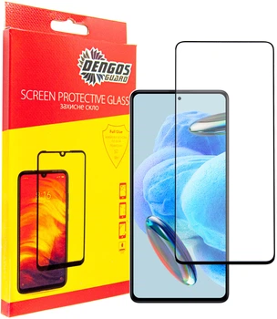 Защитное стекло DENGOS для смартфона Xiaomi Redmi Note 12 Pro 5G/12 Pro+ 5G Black (TGFG-294)