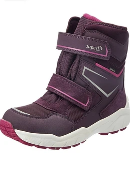 Детские зимние сапоги Superfit Culusuk Gore-Tex 34 р фиолетовые девочке