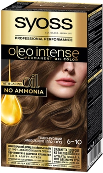 Фарба для волосся SYOSS Oleo Intense 6-10 Темно-Русявий 115 мл (8410436218252)