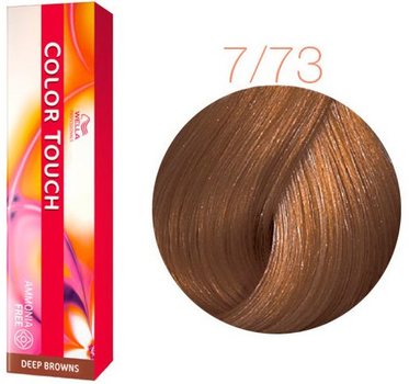 Farba do włosów bez amoniaku Wella Professionals Color Touch Deep Browns 7/73 60 ml (8005610526256)