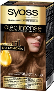 Фарба для волосся SYOSS Oleo Intense 6-80 Золотистий русявий 115 мл (8410436246569)