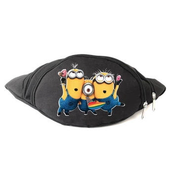 Сумка Бананка на пояс Міньйон (Minions-001) Cappuccino Toys чорна