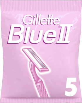 Jednorazowe maszynki do golenia (brzytwy) damskie Gillette Blue 2 5 szt. (3014260289287)