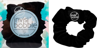 Гумка для волосся Invisibobble Sprunchie True Black Чорна (4260285385322)