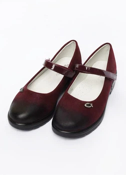 Туфли J&G 37 Бордовый (PVM-150585-1-Burgundy)