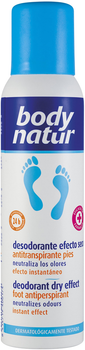 Дезодорант-антиперспірант для ніг Body Natur Anti-perspirant Deodorant ефект сухих ніг 150 мл (8414719400174)
