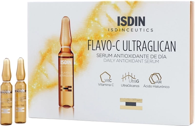 Serum do twarzy Isdin Isdinceutics Flavo-C Ultraglican / Serum Antioxidante De Dia Daily przeciwutleniacz 10x2 ml (8429420138933)