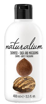 Szampon do włosów z efektem odżywki Naturalium Shea i Macadamia 400 ml (8436551470825)