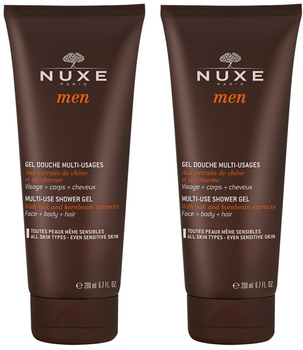 Zestaw Nuxe Men Duo Żel oczyszczający 2 x 200 ml (3264680011085)