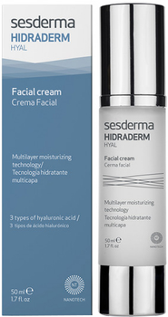 Krem nawilżający do twarzy Sesderma Hidraderm Hyal rewitalizujący 50 ml (8429979250223)