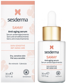 Антивікова сироватка Sesderma Samay Serum для чутливої та схильної до подразнення шкіри 30 мл (8429979446961)