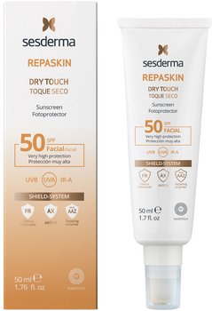 Солнцезахисний крем-гель Sesderma Repaskin Dry Touch SPF 50 50 мл (8429979456069)