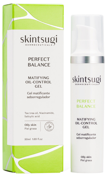 Matujący balansujący żel do twarzy Skintsugi Perfect Balance Matifying Oil-Control Gel do kontroli przetłuszczania skóry 50 ml (8414719600079)