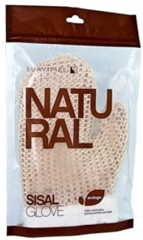 Мочалка-рукавичка для душу зі сизалю Suavipiel Natural (8410262100240)