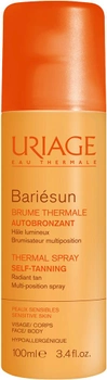 Termalny spray bronzer Uriage Bariésun Brume Thermale Autobronzante do skóry wrażliwej 100 ml (3661434001499)