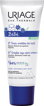 Krem regulujący dla dzieci Uriage Baby Cradle Cap Skincare przeciw skórki mlecznej 40 ml (3661434002502)