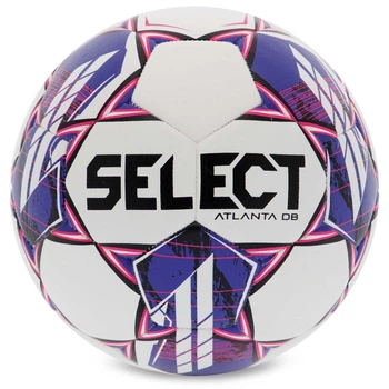 М'яч футбольний №4 SELECT ATLANTA DB FIFA V23 (білий-фіолетовий) (ATLANTA-4WV_Білий-фіолетовий)