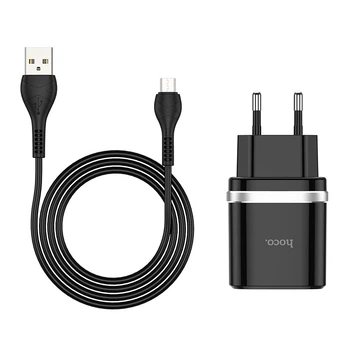Зарядное устройство Hoco C12Q QC 3.0 18W Micro Black