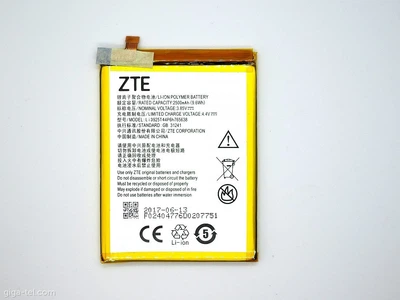 Аккумулятор ZTE Axon Mini/ A2015/ B2015/ B2016/ Blade A1/ C880/ Small Fresh 3 / Blade V8 Mini - Li3928T44P8h475371 [Original PRC] 12 мес. гарантии