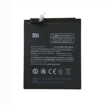 Аккумулятор Xiaomi BN31 - Mi A1/ Mi 5X/ Redmi Note 5A/ Redmi Note 5A Pro [Original PRC] 12 мес. гарантии