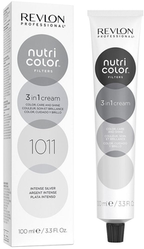 Tonizujący krem-balsam do włosów Revlon Professional Nutri Color Filters 1011 - Intensives Silber 100 ml (8007376046993)