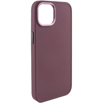 TPU чехол Bonbon Metal Style для Apple iPhone 12 Pro / 12 (6.1") Бордовый / Plum - 00000055081_6