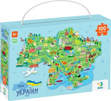 Пазл DoDo Карта Украины 100 элементов (300267)