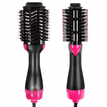 Фен-гребінець One Step Blower Brush 5250/2336 для укладання волосся багатофункціональний стайлер 1000 Вт 3 в 1 Чорний