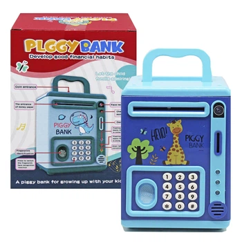 Копилка-сейф Piggy Bank со светом и звуком MIC (5994) (212576)