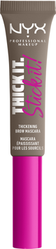 Tusz do brwi NYX Professional Makeup Thick It Stick It 01 Taupe 7 ml (0800897129880)