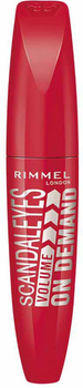 Tusz do rzęs Rimmel Scandaleyes Volume on Demand No. 001 Black 12 ml (3614228686754)