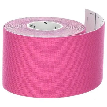 Кинезио тейп в рулоне 5см х 5м 73472 (Kinesio tape) эластичный пластырь, Pink