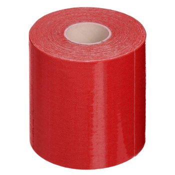 Кинезио тейп в рулоне 7,5 см х 5м 73428 (Kinesio tape) эластичный пластырь, красный