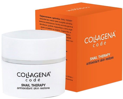 Krem do twarzy Collagena Code Snail Therapy Facial Cream Antioxidant Skin Restore 50 ml (3800035000436)