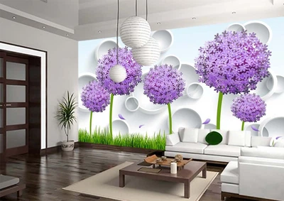 3D Фото Обои PHOTODECOR "Цветочные шары"