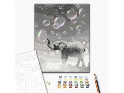 Картина по номерам Мечтательный слон, Brushme (40х50 см), BS53701