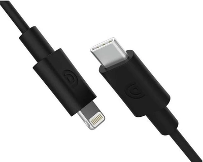Кабель Griffin USB-C to Lightning Cable 1,2 m Black (GP-066-BLK)