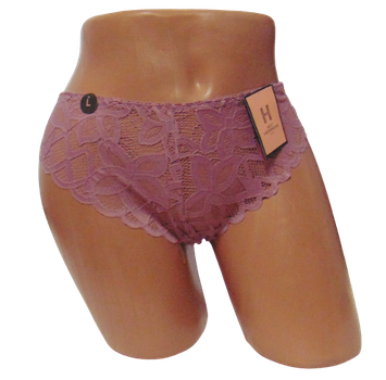 Женские ажурные трусы Heat Underwear V11913 M сиреневые