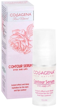 Serum do oczu i ust Collagena Rose Natural Contour Serum 15 ml (3800035000894)