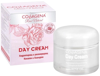 Крем для обличчя Collagena Rose Natural Day Cream Hydrating & Regenerating 50 мл (3800035000924)