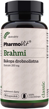 Харчова добавка Pharmovit Брахмі Екстракт 90 капсул (5902811231039)