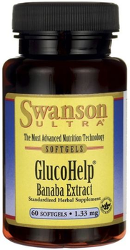 Харчова добавка Swanson Gluco Help 1.33 мг 60 капсул (87614026596)