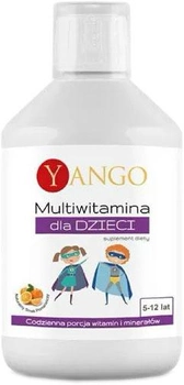 Харчова добавка Yango Мультивітаміни для дітей 500 мл (5904194060626)