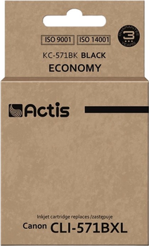 Картридж ACTIS для Canon CLI-571BXL Black (KC-571Bk)