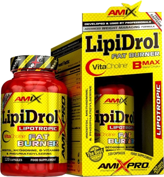 Липотропный жиросжигатель Amix LipiDrol Fat Burner 120 к (8594159533660)