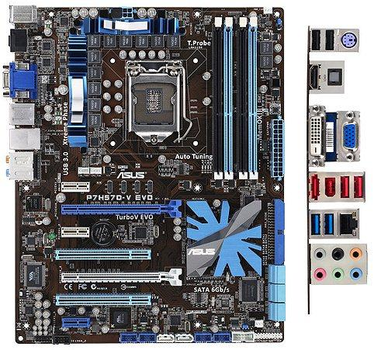 Материнская плата ASUS P7H57D-V EVO (P7H57D-V EVO) (s1156, Intel H57, ATX), б/у